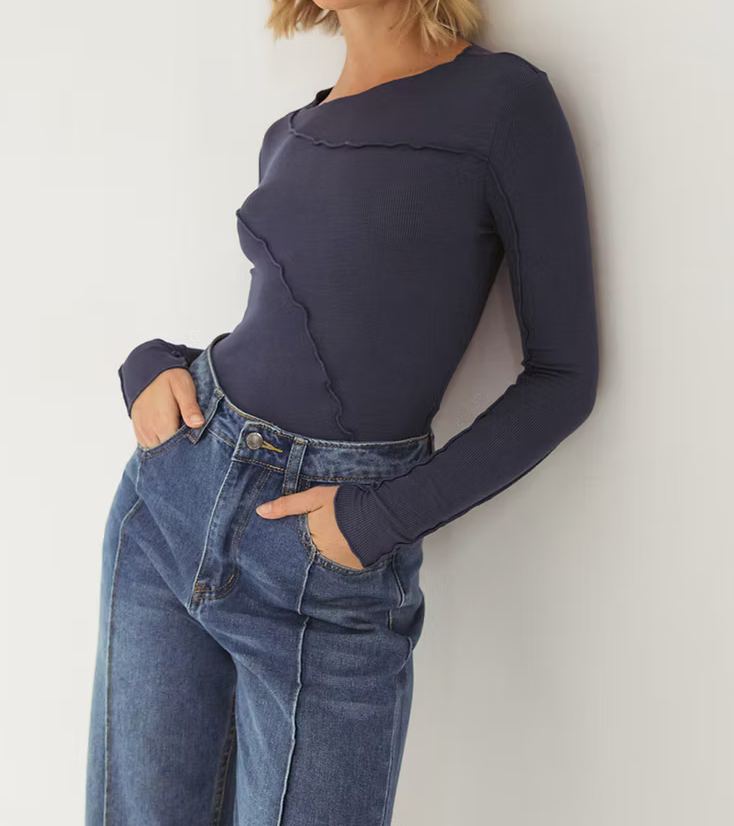 JESSI TOP - NAVY