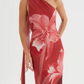 MARLA MAXI DRESS - RED FLORAL
