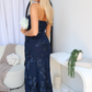 KASSAM MAXI DRESS - NAVY