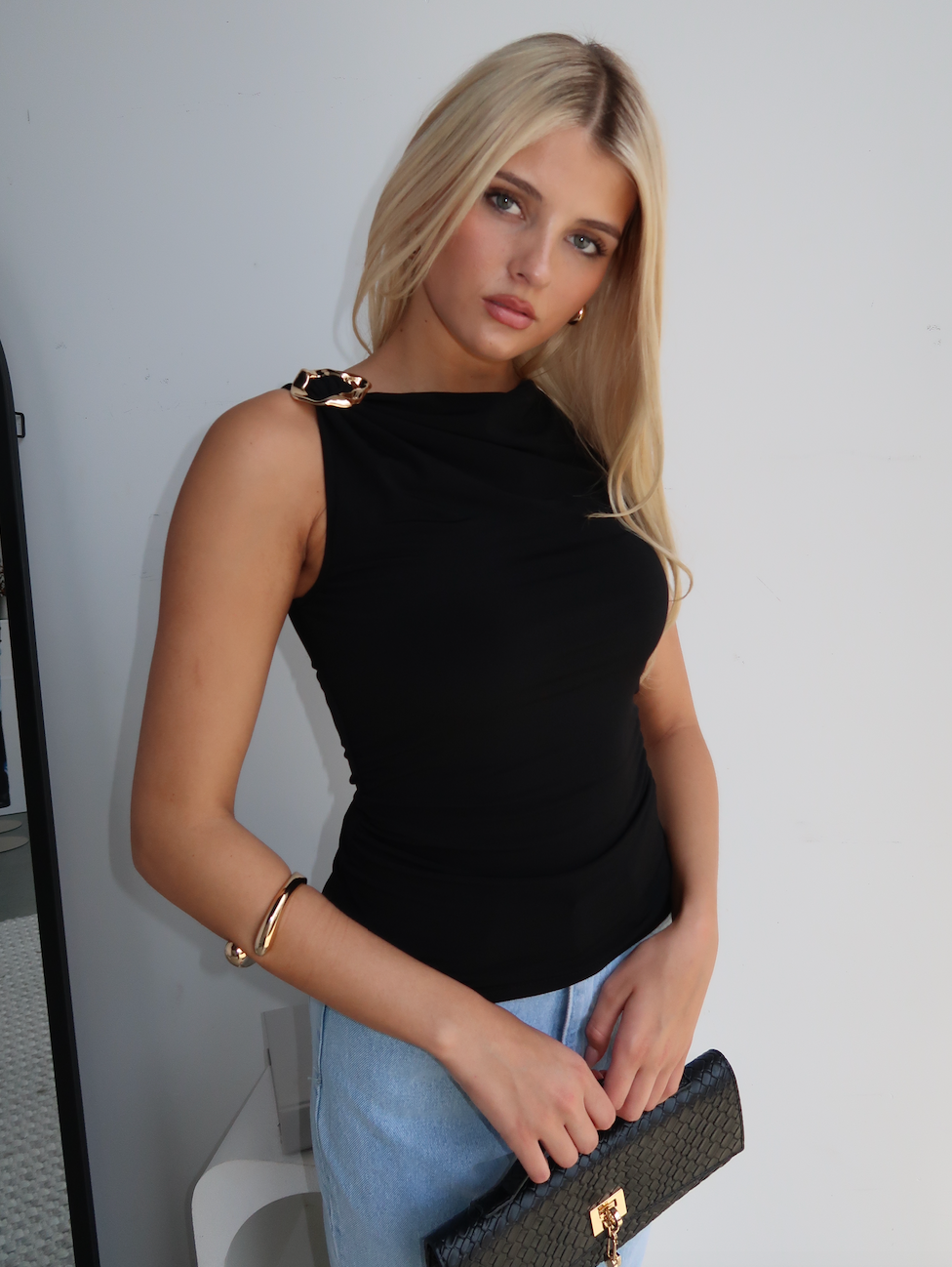 STEFANI TOP - BLACK