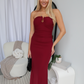 KIRRA MAXI DRESS - WINE