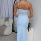 ZARA MAXI DRESS - BABY BLUE