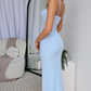 ZARA MAXI DRESS - BABY BLUE