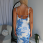 PRIYA DRESS - BLUE PRINT
