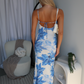 PRIYA DRESS - BLUE PRINT