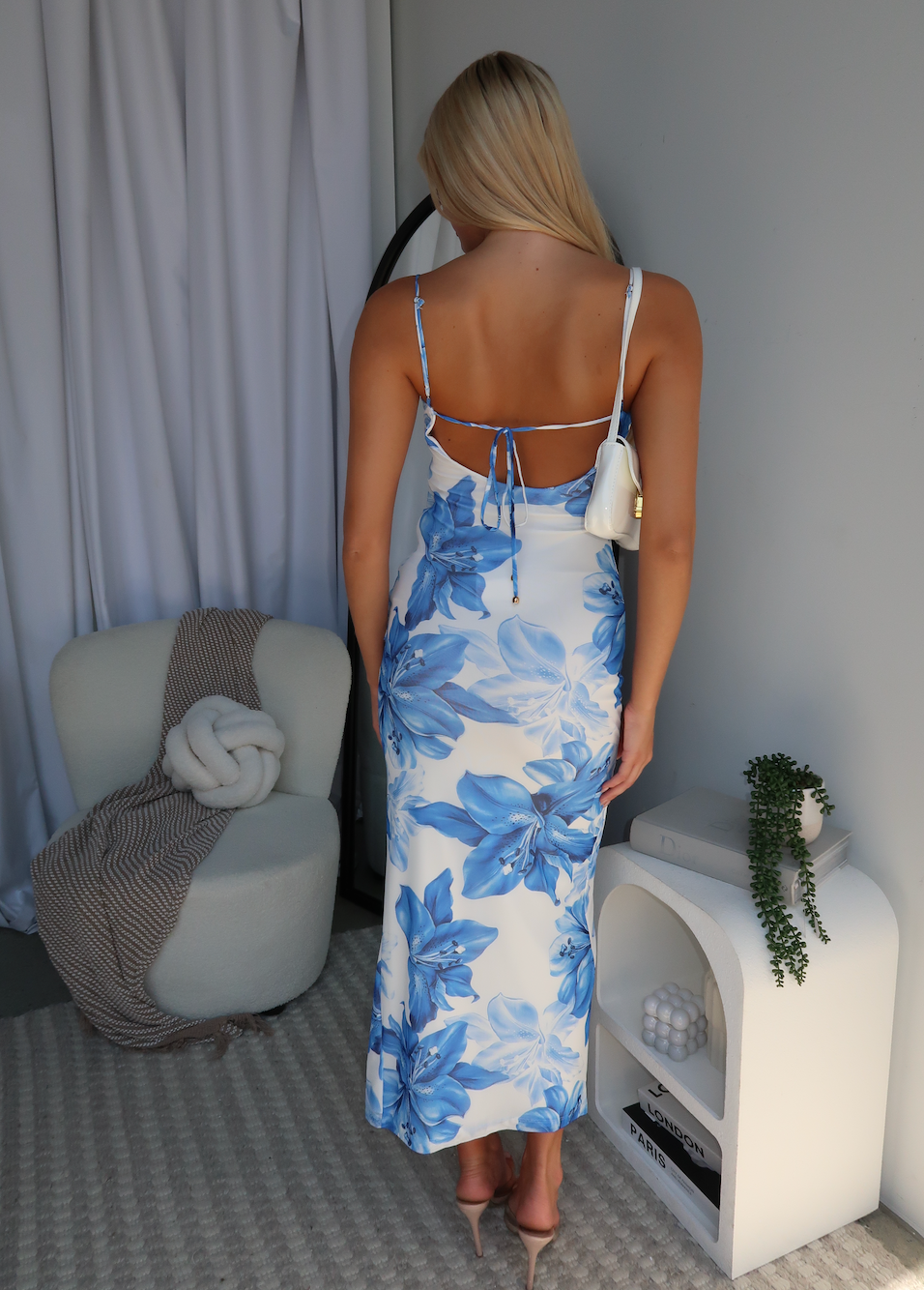 PRIYA DRESS - BLUE PRINT