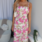 AUBREY MAXI DRESS - FLORAL PINK