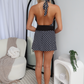 CHLOE POLKA MINI DRESS