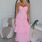 LACEY MAXI DRESS - BABY PINK