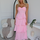 LACEY MAXI DRESS - BABY PINK