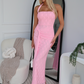 ELSI LACE MAXI DRESS - PINK