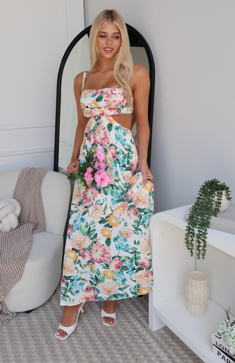 DANTE MAXI DRESS - FLORAL PRINT