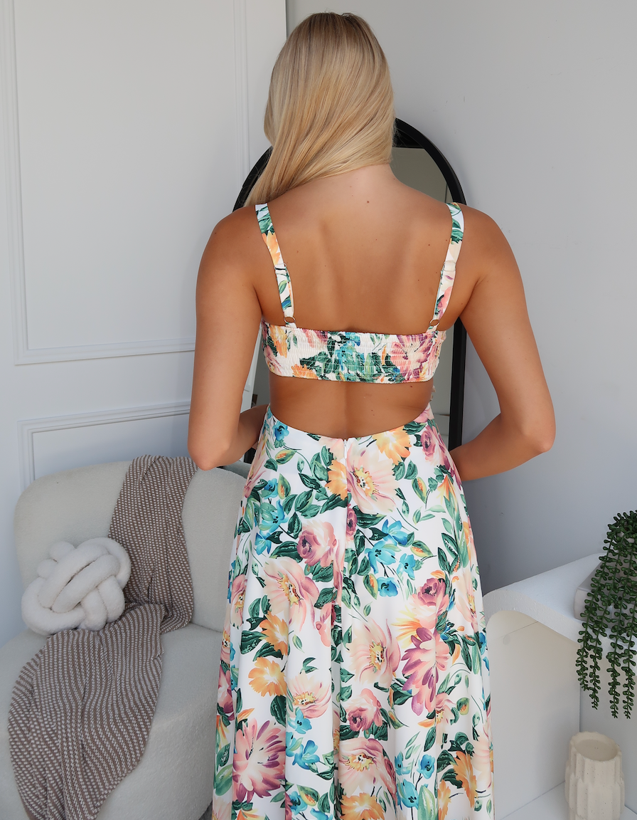DANTE MAXI DRESS - FLORAL PRINT