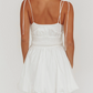 CICONI MINI DRESS - WHITE