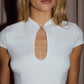 VIENO MINI DRESS - WHITE