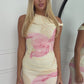POPPY DRESS - PINK FLORAL