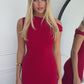 ADELE MIDI DRESS - RED