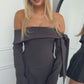 CHLOE MINI DRESS - BLACK