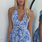 JEMMA MAXI DRESS - BLUE FLORAL