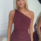LORRAINE MAXI DRESS - CHOCOLATE