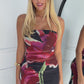 AMARA MAXI DRESS - BLACK FLORAL