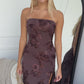 CALISTA MAXI DRESS - CHOCOLATE