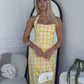 DELTA MAXI DRESS - YELLOW GINGHAM