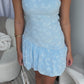 BLAIR MINI DRESS - BABY BLUE