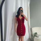 SELENA KNIT DRESS - WINE