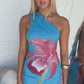MARLA MAXI DRESS - BLUE FLORAL