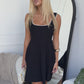 SISIA KNIT MINI DRESS - BLACK