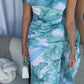 ROSALINE MAXI DRESS - SAGE FLORAL PRINT