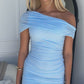 ZIA MINI DRESS - BABY BLUE