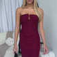 KIRRA MAXI DRESS - WINE