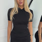 EDEN MINI DRESS - BLACK