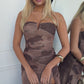 NAKARI MAXI DRESS - CHOCOLATE