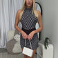 CHLOE POLKA MINI DRESS