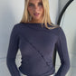 JESSI TOP - NAVY