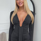 BRYSON LONG SLEEVE MAXI DRESS - BLACK