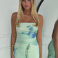 AMARA MAXI DRESS - GREEN FLORAL