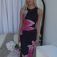 GABRIELLA FLORAL MAXI DRESS - BLACK FLORAL