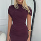 MONA MAXI DRESS - BURGUNDY
