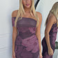 ROSALINE MAXI DRESS - CHOCOLATE FLORAL