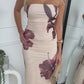 AMARA MAXI DRESS - CHOCOLATE FLORAL