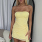 SKYLAH MINI DRESS - LEMON