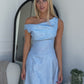 TYRA MAXI DRESS - BLUE