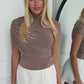 HOLLY TOP - MOCHA