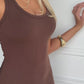 LUCY MAXI DRESS - CHOCOLATE