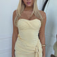 TATUM MINI DRESS - YELLOW