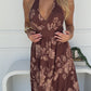 MARLEE MAXI DRESS - CHOCOLATE FLORAL